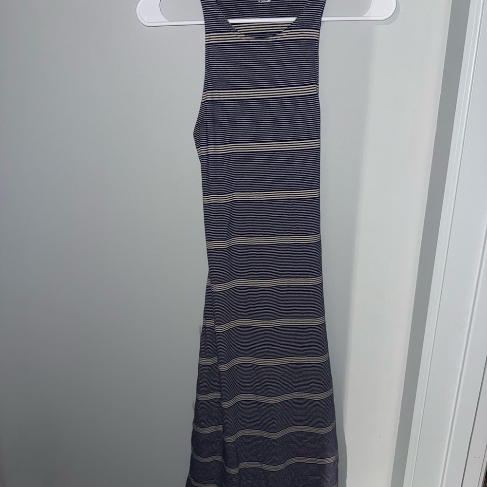 Roxy Striped Sleeveless Maxi Dress Size Small